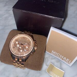 Michael Kors Rose Gold Gold Watch